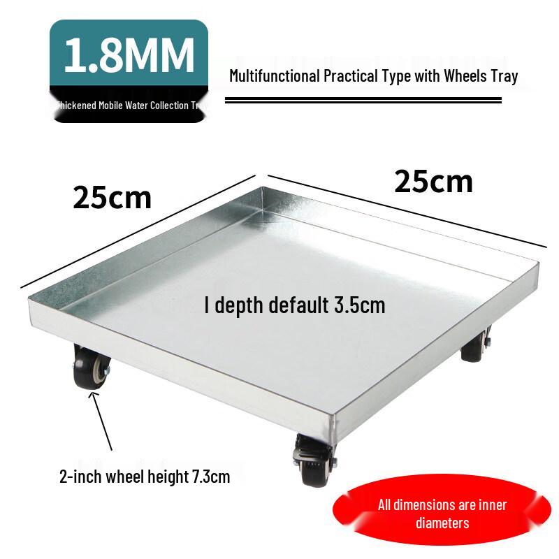 Mobile Flower Pot Tray with Wheels