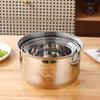 304 Stainless Steel Non-Stick Pressure Rice Cooker with Double-Bottom Inner Pot