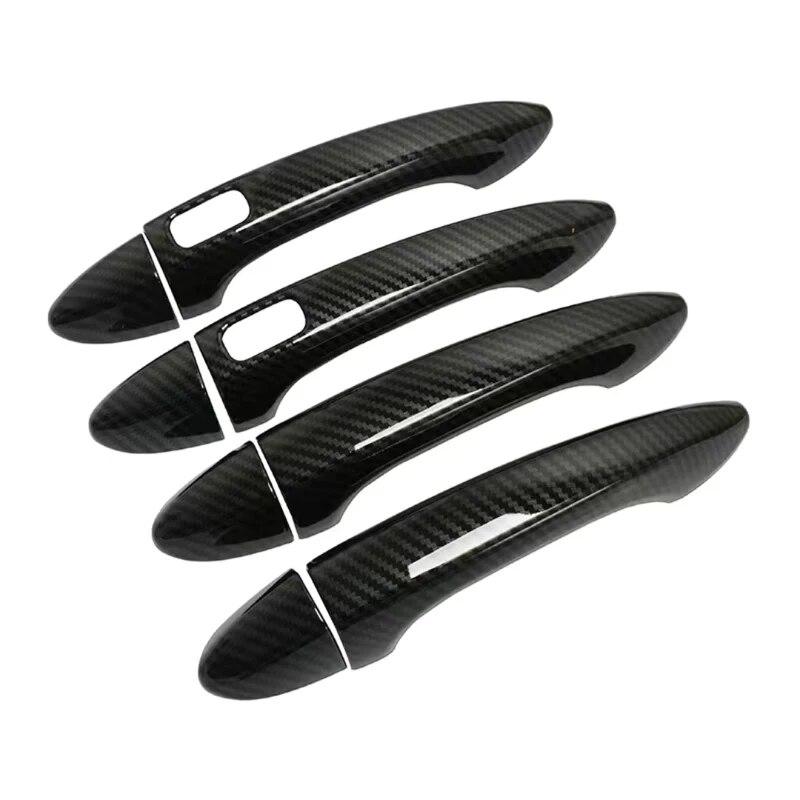 

Аксессуары для Chery Tiggo 8 Pro Max 2022, крышка ручки, дверная чаша, устойчивая к царапинам наклейка, автомобильный ABS карбон, внешний стиль Handle