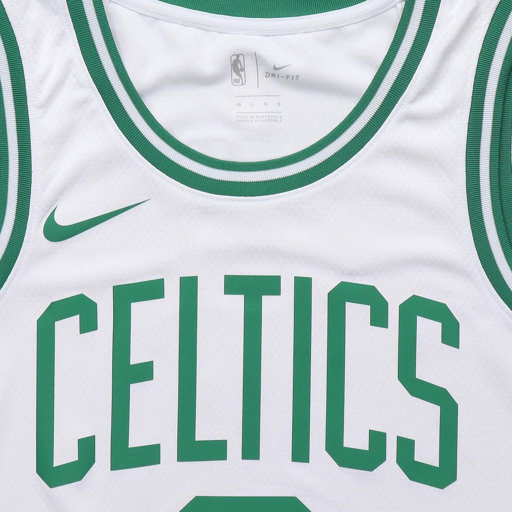 Nike NBA Quick-Dry Basketball Tank Top, 2020, Boston Celtics, Jayson Tatum #0 Men Tops White CW3585-107