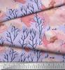 Soimoi Japan Crepe Satin Fabric Peony Watercolor Printed Craft Fabric by the metre 42 Inch