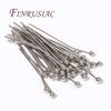 50Pcs/Lot Pins For Jewelry 14K Real Gold Plated 18mm 20mm 26mm 30mm 35mm Pins With Ball For DIY Bracelet Accessories