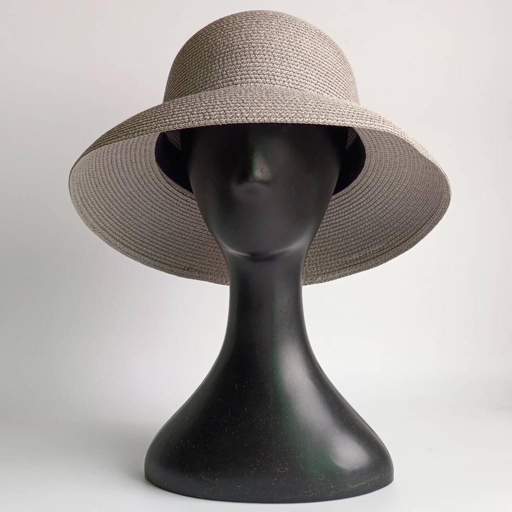 Lake Blue Summer Straw Hat French Elegant Outdoor Beach Travel Anti-ultraviolet Women's Straw Hat  Chapeau Femme