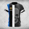 Estonia Flag Coat of Arms Graphic Tee Summer Casual Pullover Men's Fashion O-neck T-shirts Boys Oversized Short Sleeve Tops