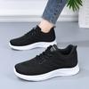 Shoes Women's Casual Soft Sole Sports Shoes Breathable Single Shoes Flying Woven Mesh Shoes Running Shoes Women