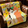 Artist P-Pdohk-k Throw Thick Comfort Flannel Quilt, Multi-scene Use Indoor Outdoor Daily Nap