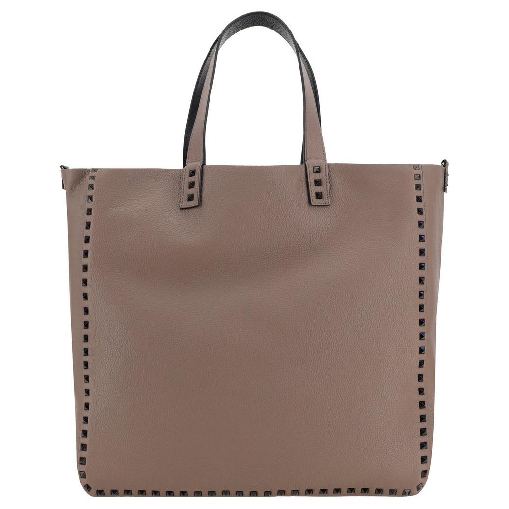 

Valentino Garavani Rockstud Large Capacity Detachable Shoulder Strap Calfskin Tote Crossbody Shoulder Bag Men Bags Brown Y2B0C35BFQ42P Basic Set (Bag+Dust Bag)