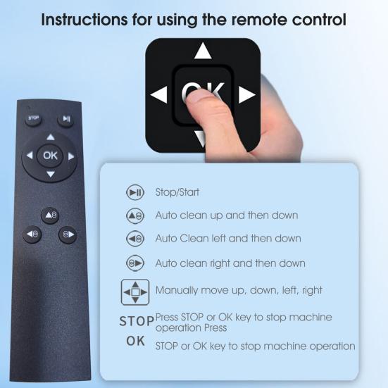 Window Cleaning Robot Automatic Strong Absorption Remote Control Electric Glass Vacuum Cleaner Home Appliance