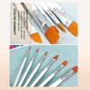 Acrylic Oil Watercolor Artist Brushes Set 6pcs Nylon Material Soft Bristle for Kids Classroom Art Drawing Projects