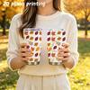 Car Tumbler 591ml Autumn maple leaf elements Straw Cup Straight Tumbler Portable Tumbler Coffee Tumbler Insulated Travel Cup