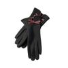 Bowknot  Five Fingers Windproof Non-slip Gloves Women Winter Gloves Women Finger Gloves