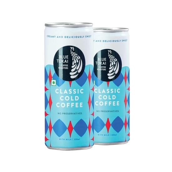 

Blue Tokai Coffee Roasters Classic Cold Coffee Can 220ml | Creamy Delicious & Strong | Ready to Drink| No Preservatives | 100% Arabica Beans 440ML