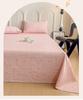 Coarse Cotton Bed Sheet: Student Dormitory Single/Double Linen 3-Piece Set