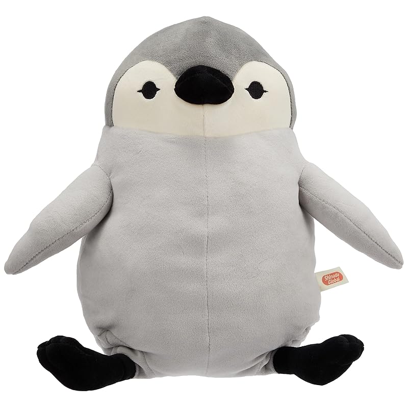 Shinada Global Mochi Series Mochipen Child Gray (Large) 22 x 22 x 30 cm Plush Penguin Animal MOPE-0350G
