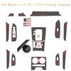 Car-Styling Carbon Fiber Car Interior Center Console Color Change Molding Sticker Decals For Mazda cx-5 2017-