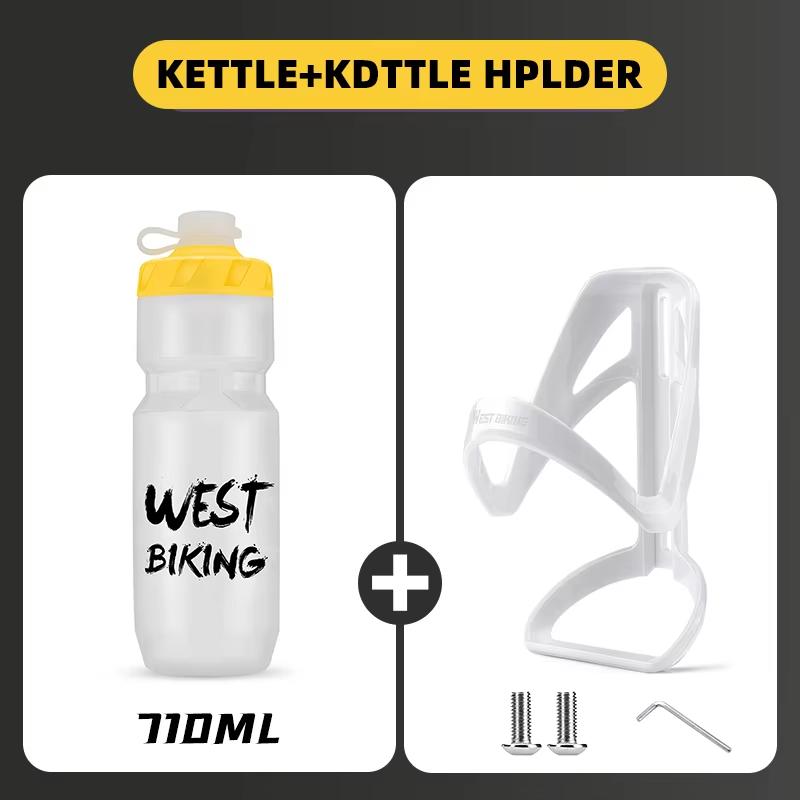 WEST BIKING Ultralight Bike Bottle Cage PC Bicycle Bottle Holder Mountain Folding Bike Cage  Bracket Frame Mounting Bike Parts