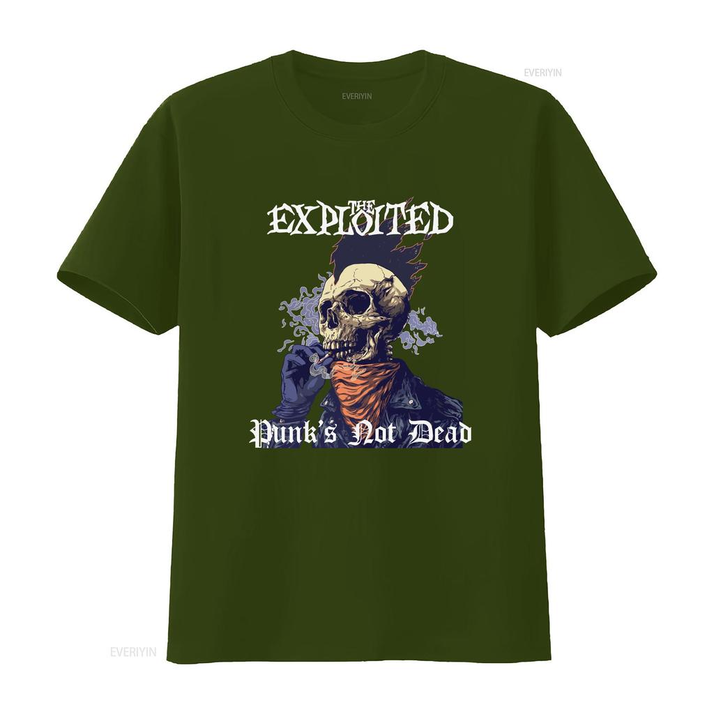 The Exploited T Shirt Vintage Slightly Casual Graphic Stylish Soft Streetwear Comfortable Designer Clothes Unisex