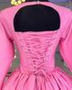 2025 Spring Elegant A-Line Dress: Women's High Waist, Long Sleeve Round Neck with Tie Detail