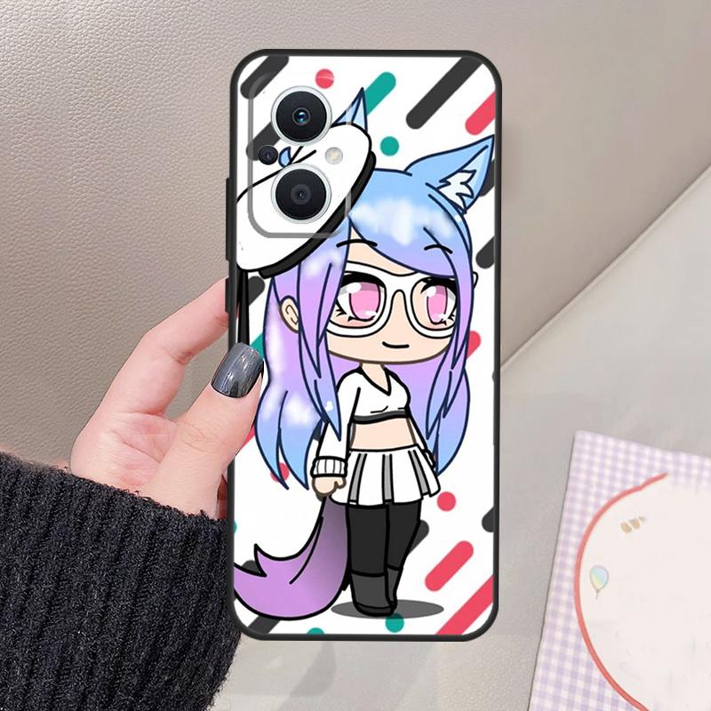 Gacha Life Game Funda For OPPO Reno 13 11 12 14 Pro 13F 14F 12F 11F 7 8 Lite OPPO Find X5 X6 X8 X9 Pro Case