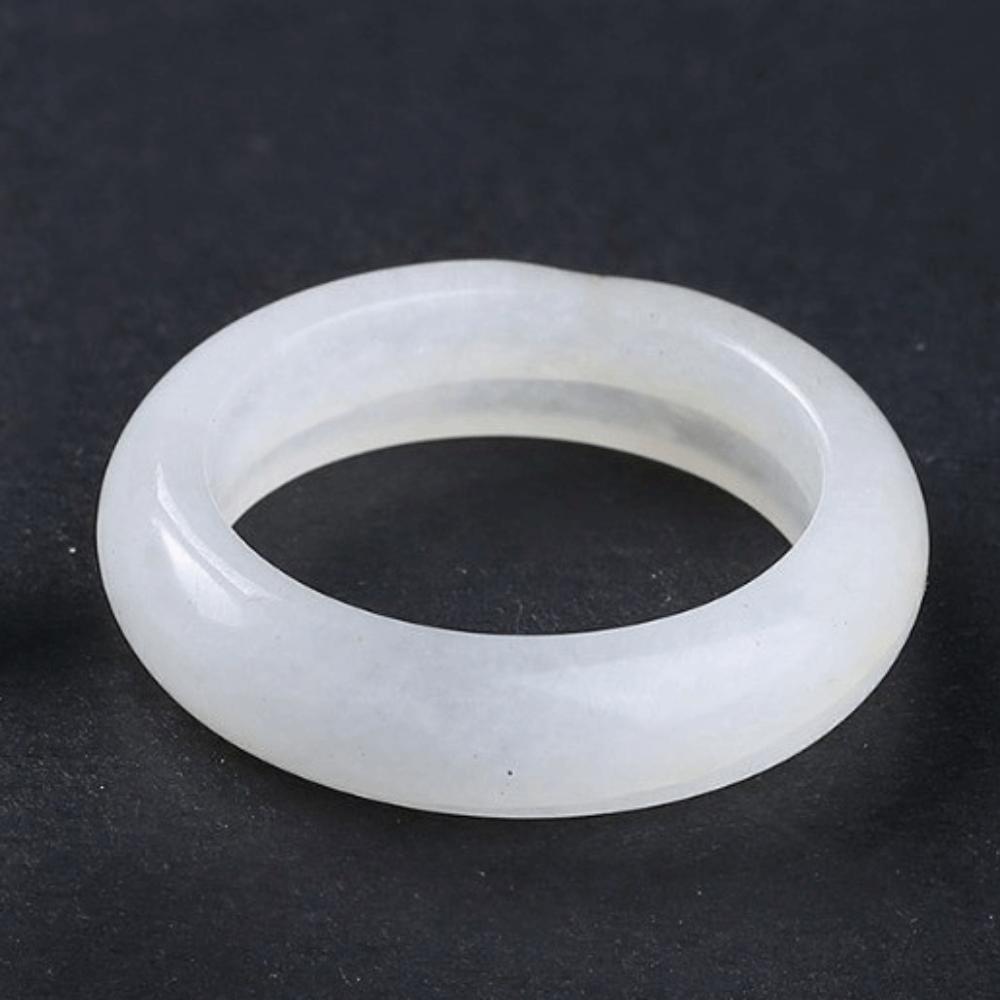 

Elegant Crystal Stone Band Rings Natural Crystal Jewelry Daily Minimalist Ring Men Style A