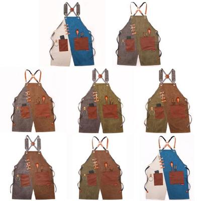 Professional Work Apron Heavy Duty Canvas for Mechanics and Technicians