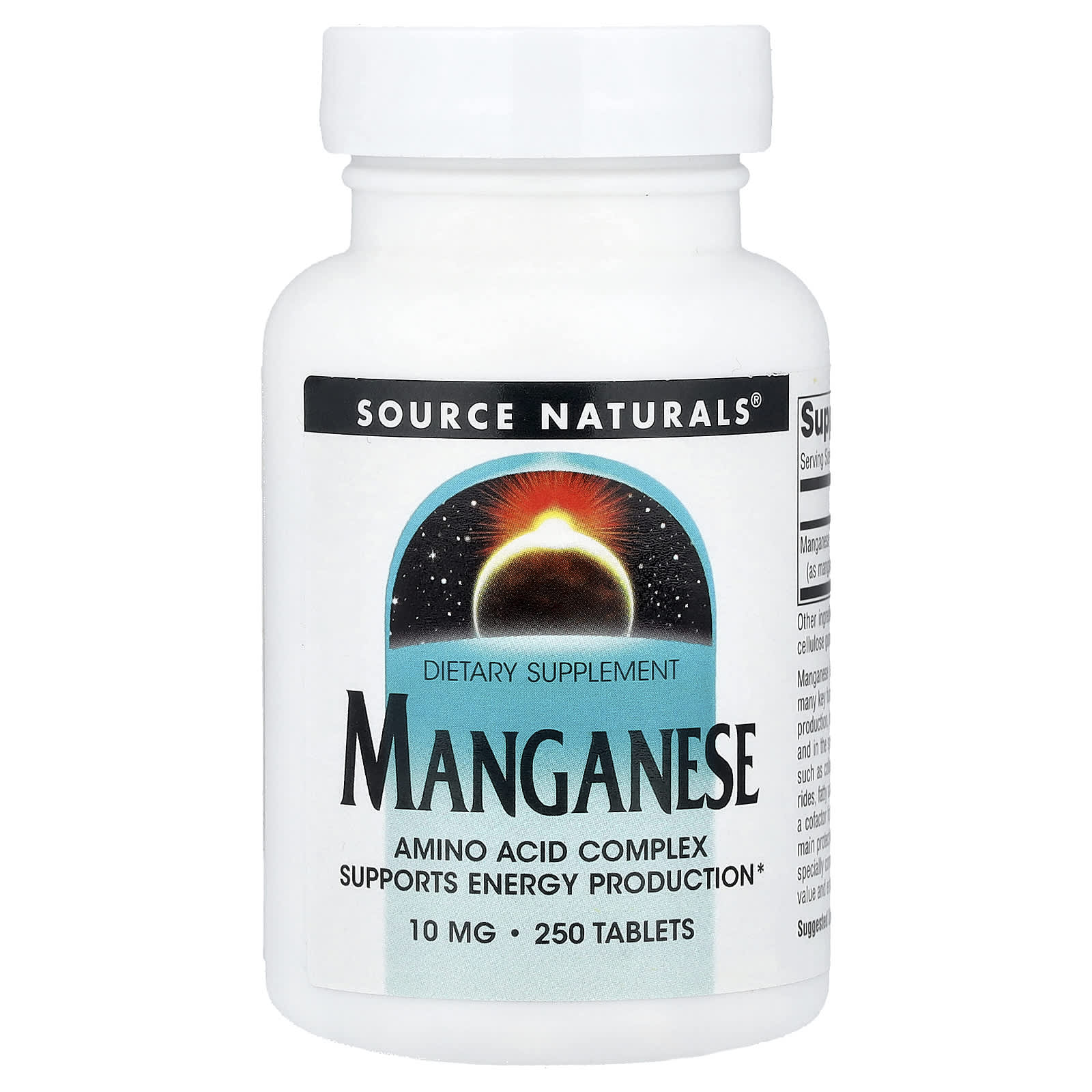 

Manganese, 10 Mg, 250 Tablets