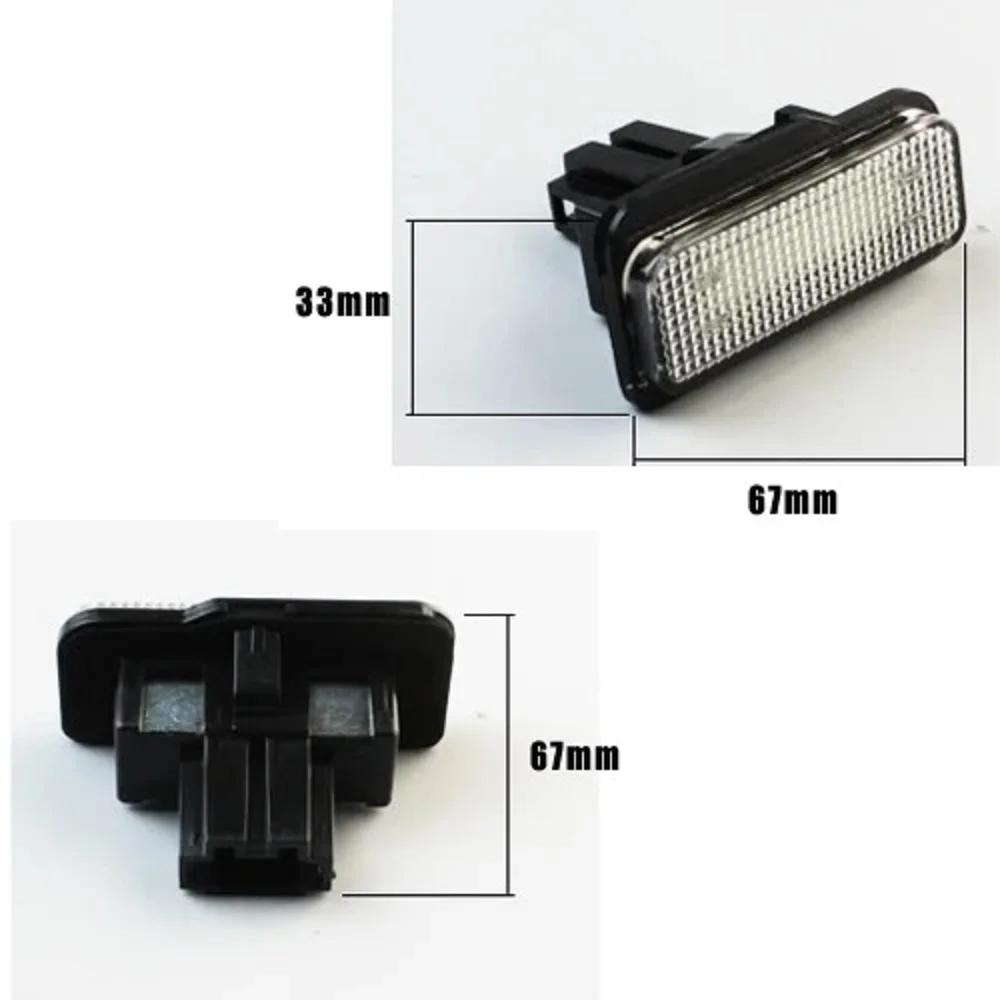 2x Xenon White License Plate LED Light No Error For Mercedes Benz W219 W211 W203 WAGON E320 E500 AMG E63 S211 C240