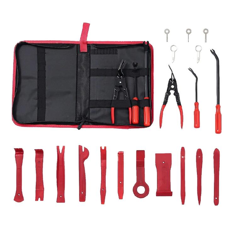 Automobile Radio Removal Pry Tools Interior Trim Tool Car Audio Disassembly Tool красный