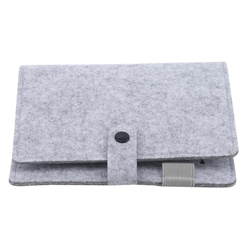 A5/A6 Felt Loose-leaf Notebook Diary Shell 6 Holes Replacement Cover Binder Without Inner Pages