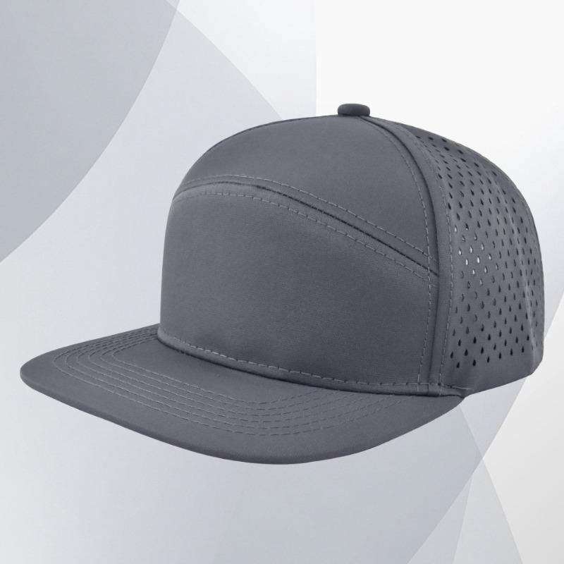 

Бейсболка с принтом вышивки хип-хоп с плоским козырьком лазерная сетка дышащая спортивная кепка average size темно-серого