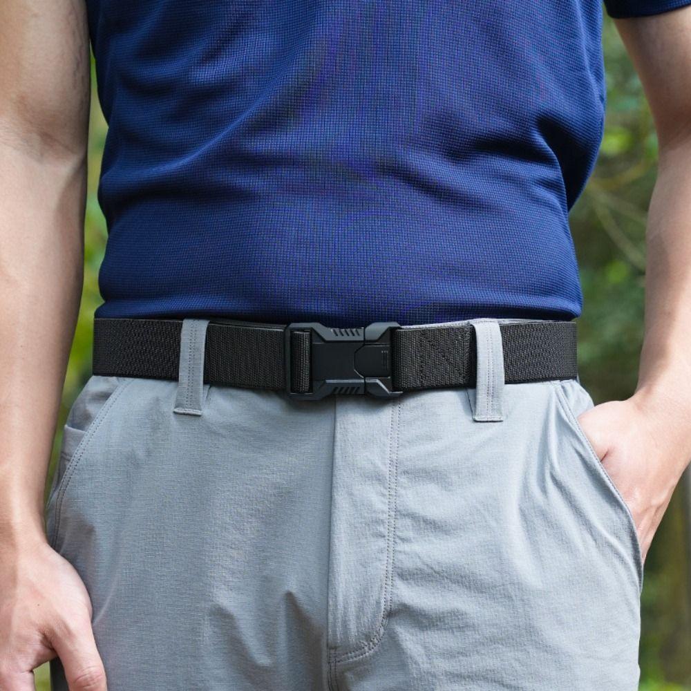Zinc Zinc Alloy Buckle Canvas Belt Adjustable Jeans Waistband Casual Waist Belts  Belt Accessories
