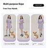 5ft Large Dog Leash for Golden Retriever & Labrador Eco-friendly Polyester Traction Rope Chain Animal Pattern for Outgoing Dogs