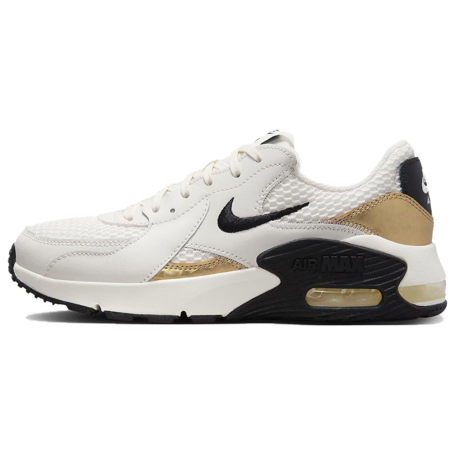 

Nike Air Max Excee Phantom Metallic Gold Women Sneakers Cream Sail Black DZ2619-001