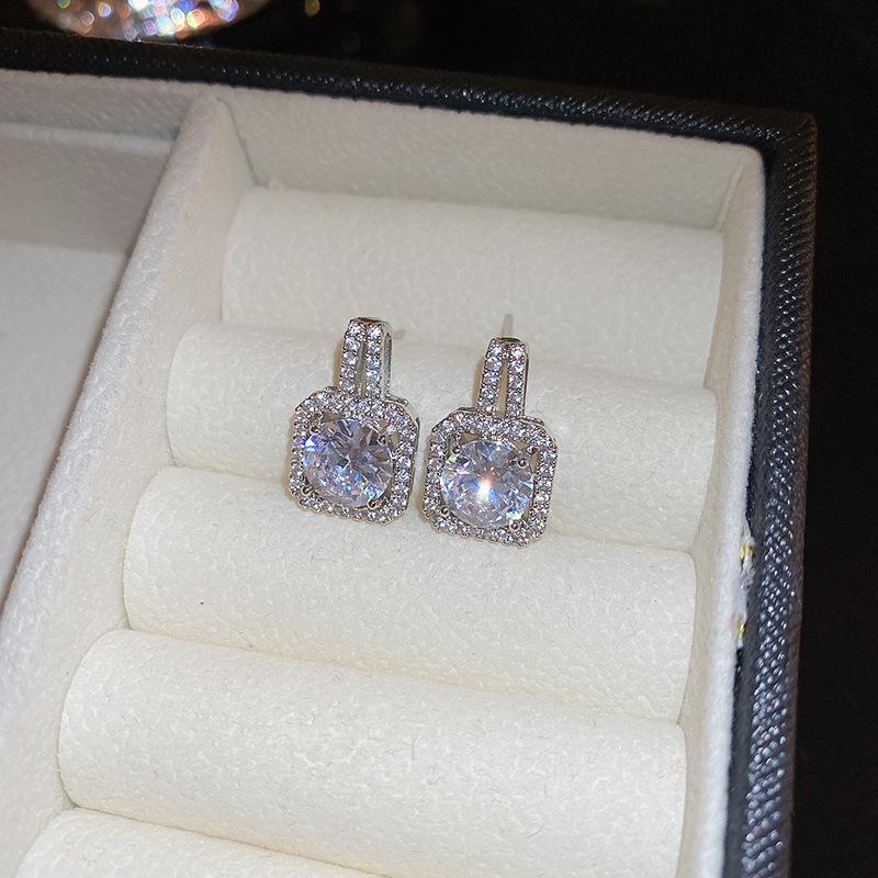 Kolczyki z frędzlami w kształcie łzy z cyrkoniami i motylami - Lekki luksusowa biżuteria modowa dla kobiet