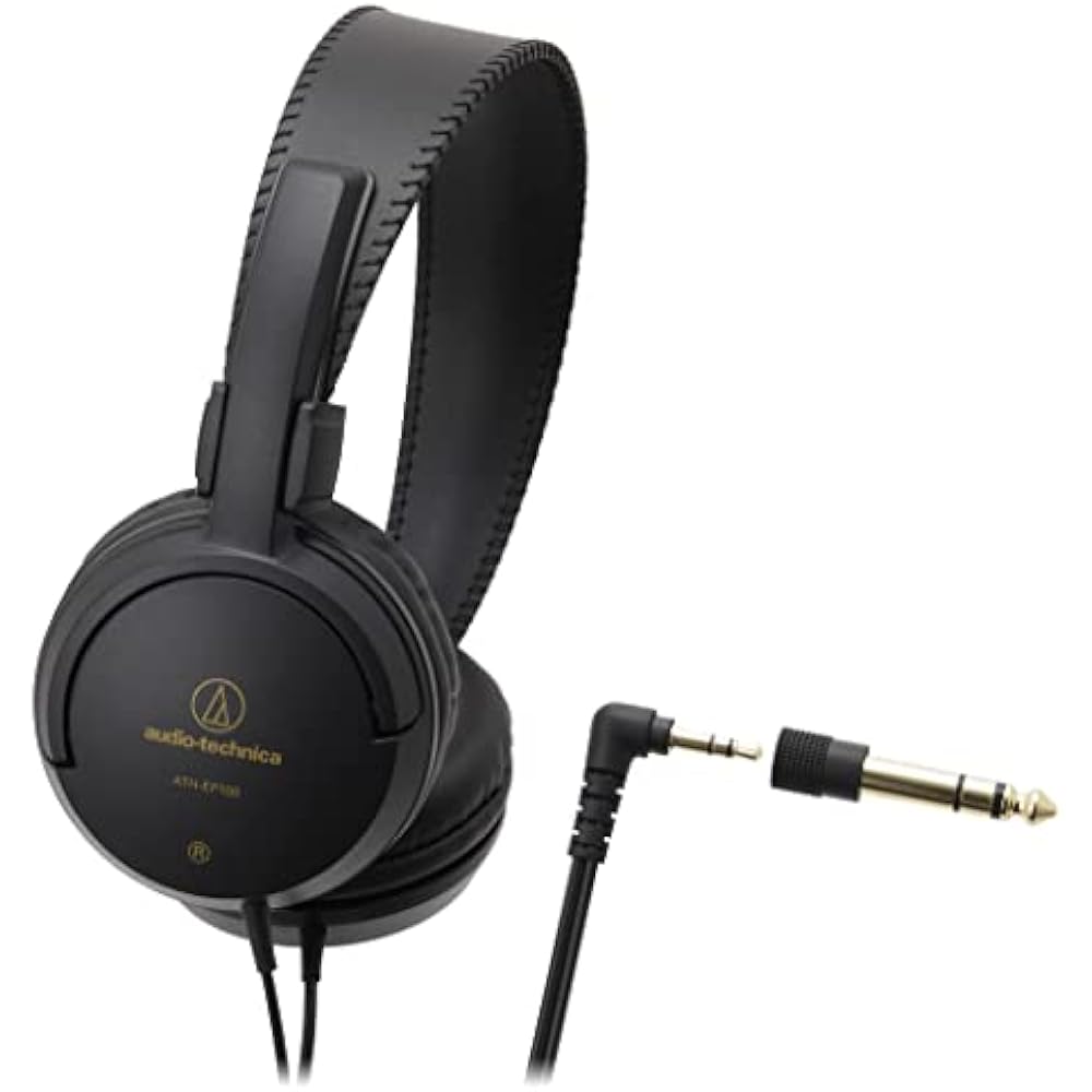 Audio-Technica ATH-EP100 Musical Instrument On-ear Headphones Sealed Wired Lightweight Musical In...