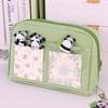 12-Layer Penicl Case Large Opening Multi-Compartment Stationery Bag Stationery Organizer Large Capacity Pen Bag Students