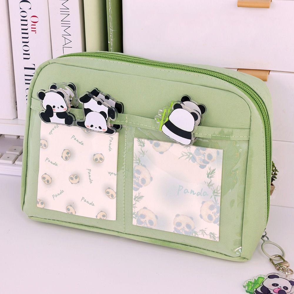 12-Layer Penicl Case Large Opening Multi-Compartment Stationery Bag Stationery Organizer Large Capacity Pen Bag Students