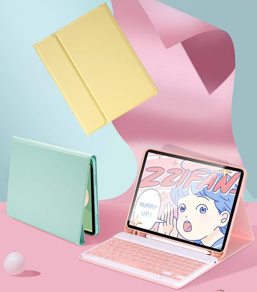 iPad 10th Generation Keyboard Case with iPad A16 Generation Cute Candy Color Detachable Pencil Popular with Students (2022) 10.9-inch Mouse, (11th