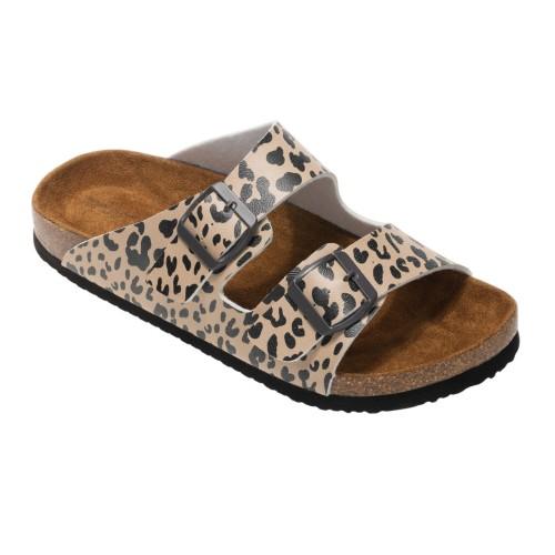 Regatta Womens/Ladies Mia Leopard Print Double Strap Sandals