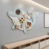 Dolphin Wall Board Light Blue and White Wooden Activity Panel Bead Maze