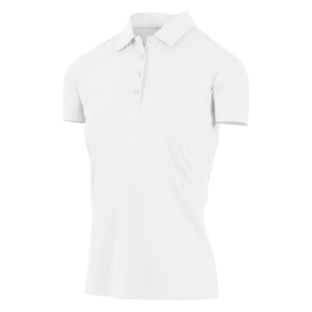 Island Green Damen/Damen-Poloshirt mit Waben-Jacquardmuster