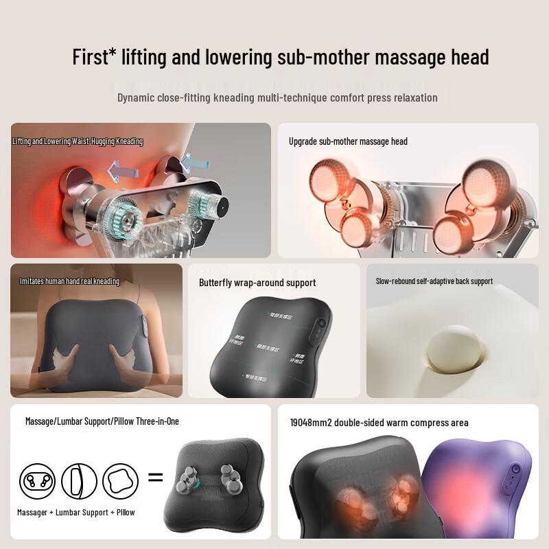 Philips Wireless Lumbar & Multi-Site Massager with Heat CN plug (adapter included)