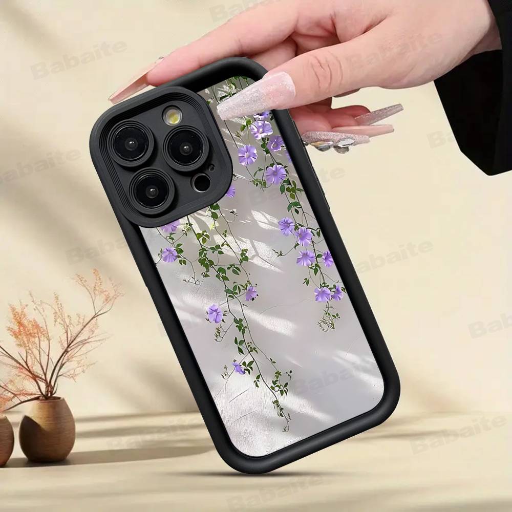 Abstract Flower Market Phone Case For IPhone 17 16 15 14 13 12 11 Pro Max Plus Silicone Shockproof Case