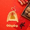 Bamboo Woven Hanging Ornaments for New Home Ceremony - Entrance Door Decor with Small Broom and Dustpan