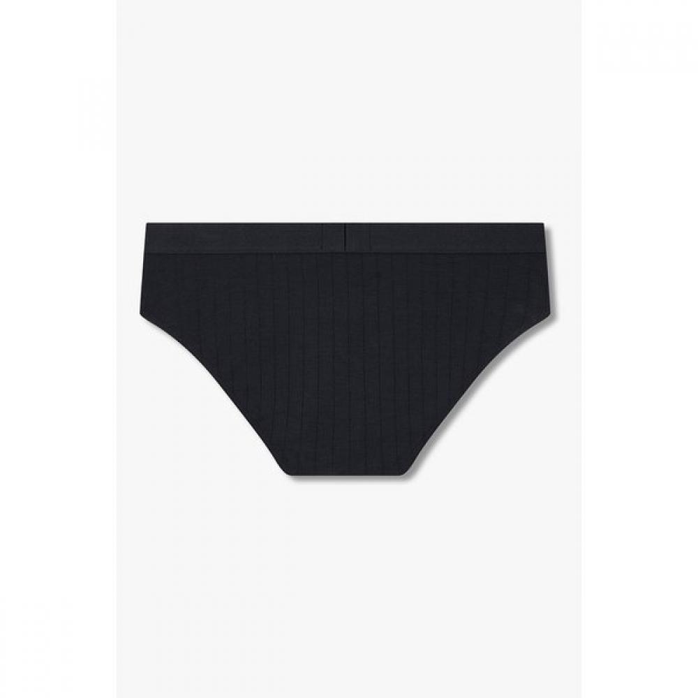 Emporio Armani Men S Rayon Brief With Eagle Banded Stripe