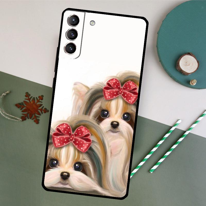 Yorkie Yorkshire Terrier Phone Case For Samsung Galaxy S25 S26 Ultra S20 S21 S22 S23 S24 Plus S10 S25 FE Back Cover
