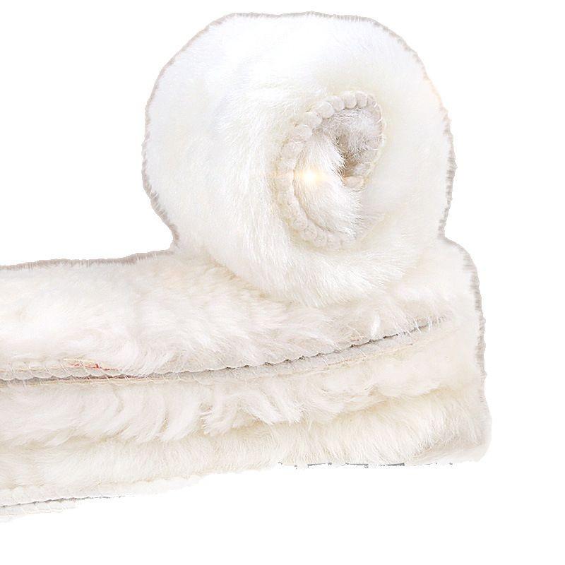 Unisex Fleece-Lined Leather Snow Boots with Sweat-Absorbing Wool Insole