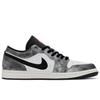 Jordan Air Jordan 1 Da Sima Abrasion Resistant Abrasion Resistant Low top Vintage Basketball Shoes Unisex Black White 553558-044(TeamA-)