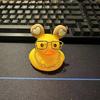 Car Duck Car Rubber Dashboard Decorations Ornament Yellow Duck With Mini Swim Ring Sun Cowboy Hat Necklace For Rubber Duck