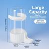 Dual Purpose Pet Bird Feeder Automatic Small Pet Waterer New Water Dispenser  Cage Accessories